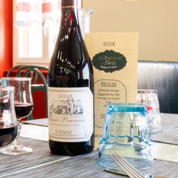 Carte Brasserie - Hôtel - Restaurant De Paris - restaurant JALIGNY-SUR-BESBRE - meilleur resto JALIGNY-SUR-BESBRE