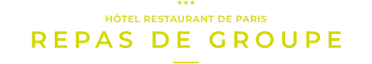 Repas de groupe - Hôtel - Restaurant De Paris - restaurant JALIGNY-SUR-BESBRE
